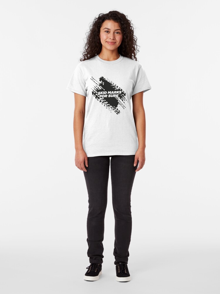 Alternate view of SKID MARKS For Sure Motorsport T-Shirt Classic T-Shirt