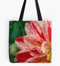 Peppermint Dahlia Tote Bag