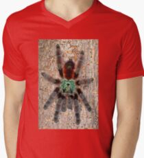 Adult Avicularia versicolor Tarantula Men's V-Neck T-Shirt