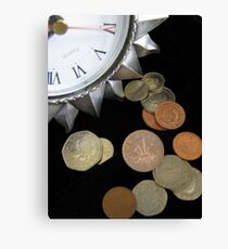Coins Canvas Print