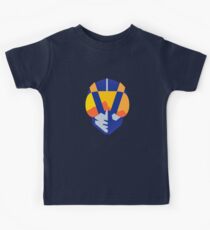 Camiseta para niños Logotipo de aviador de Las Vegas azul