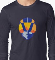 Camiseta de manga larga Logotipo de aviador de Las Vegas azul