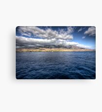 Maui HDR from a boat Canvas Print