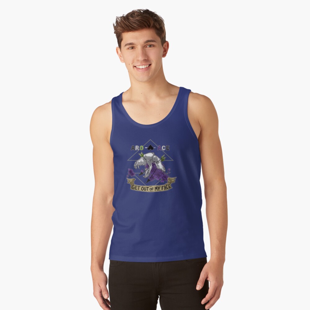 Aro+Ace - Get Out of My Face Tank Top