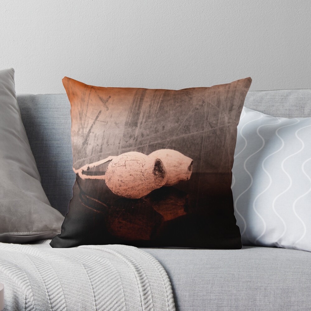 Scent of Gum Nuts Throw Pillow