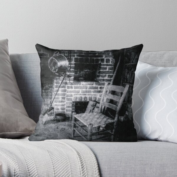 In the Shadows of the Past Throw Pillow