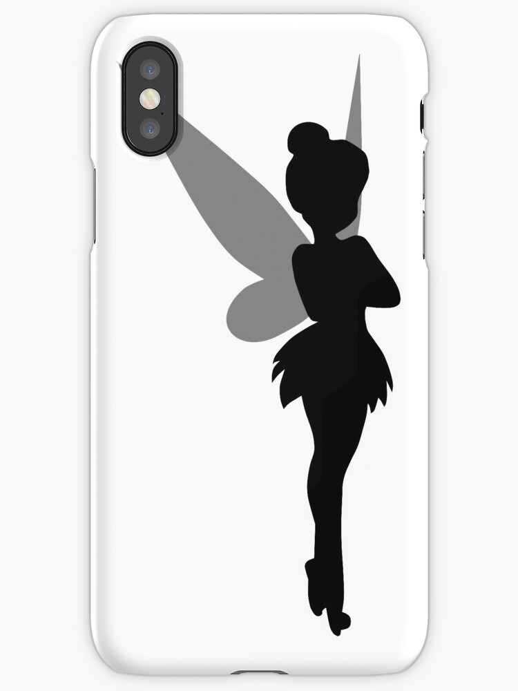 "Tinkerbell Silhouette" iPhone Cases & Covers by mlets ...