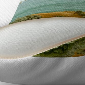 Alternate view of Bay of Islands Throw Pillow