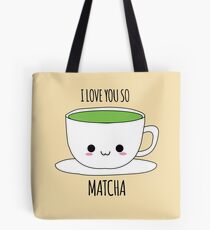 Ich liebe dich so Matcha Tasche