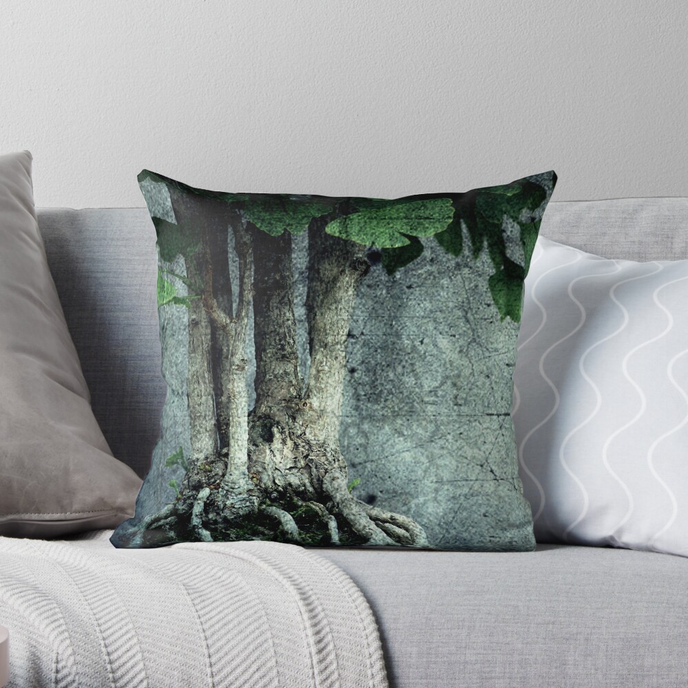 Roots Throw Pillow