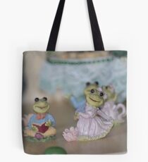 Frog Family Sister Tote Bag