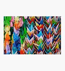 Paper Cranes at Fushimi Inaritaisha Photographic Print