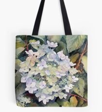 White Hydrangea Tote Bag