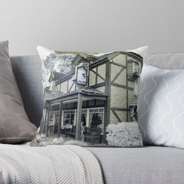 Miss Marple's Tea Room - Angled Throw Pillow