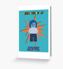 Everything is Awful Greeting Card