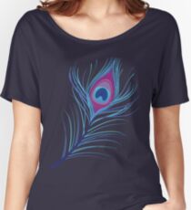 the peacock feather Women's Relaxed Fit T-Shirt