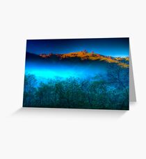 Morning Fog Near Lake Eildon Greeting Card