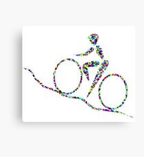 Cycling is a sport of the open road. Canvas Print