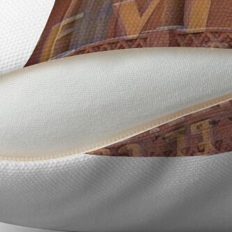 Alternate view of Evita at the Casa Rosata Throw Pillow