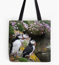 Puffins (IX), Lunga Island, Scotland Tote Bag
