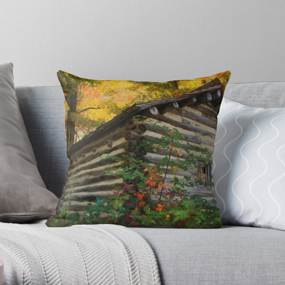 Appalachian Dream Home Throw Pillow
