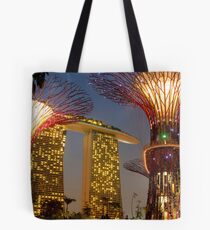 Supertrees and Marina Bay Sands Tote Bag