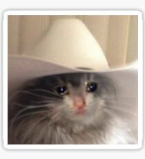 Sad Yee-Haw Sticker