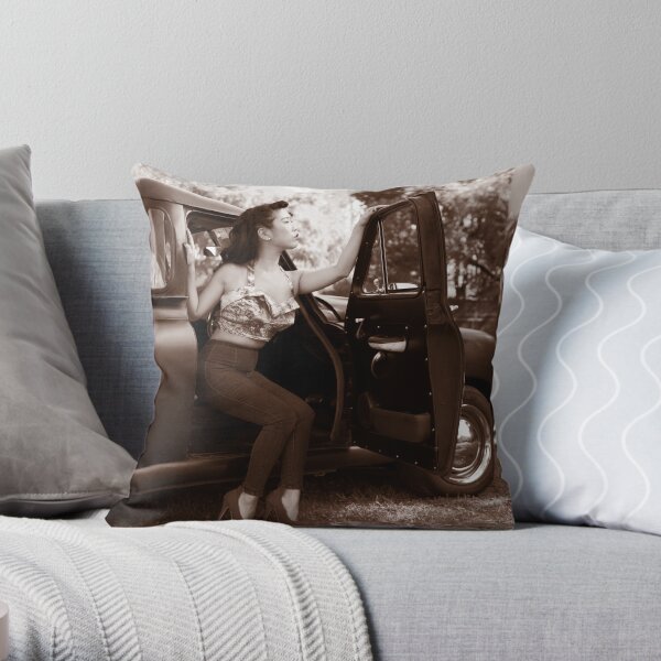Anna Mei 2 Throw Pillow