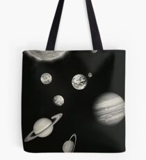 Black and White Solar System Tasche