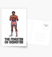 Apollo Creed - Der Meister der Katastrophe inspirierte Charakterkunst - Rocky 1976 Postkarten