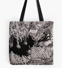 'Morphic Resonator'- pencil collaborative work Tote Bag