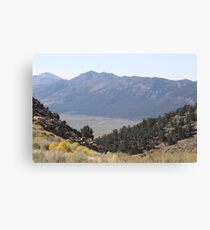 Looking Down from the Crossbow Canvas Print
