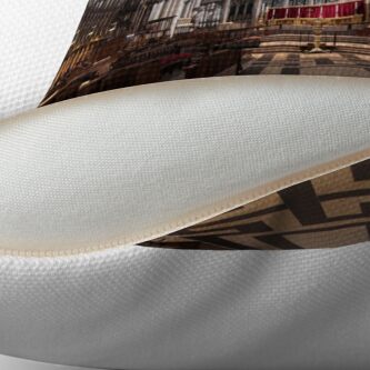Alternate view of The Choir, York Minster. Throw Pillow