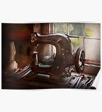 Nähmaschine - Leder - Saddle Sewer Poster