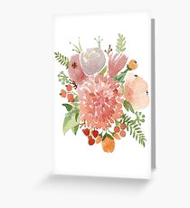 Aster Greeting Card