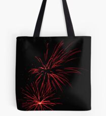 red explosion Tote Bag