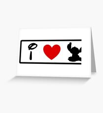 I Heart Stitch (Classic Logo) Greeting Card