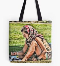 Scarf Makes the Artist Tote Bag