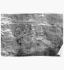 Stone Mountain 002 B&W Poster
