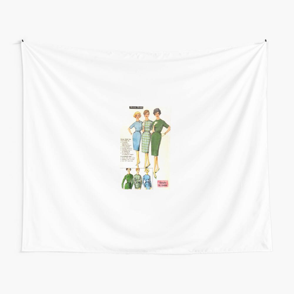 Simplicity Pattern 3574 : Circa Mid 1950's Wall Tapestry