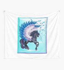Tela decorativa Blue Winged Pegasus
