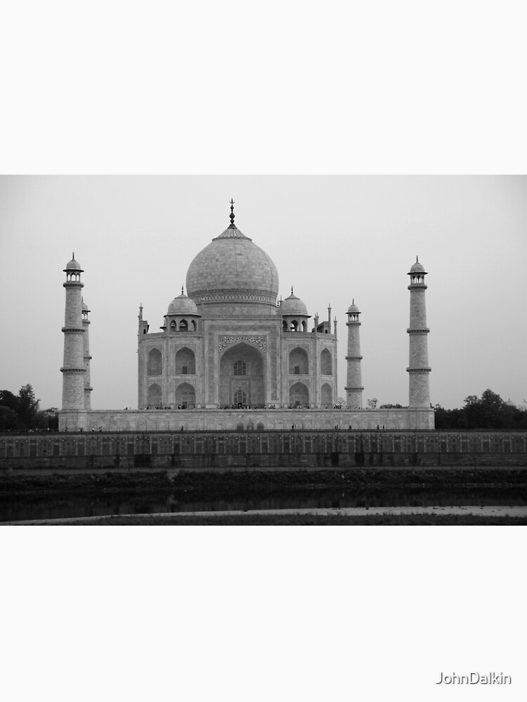 Taj Mahal in black and white by JohnDalkin