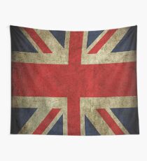 Tela decorativa Antiguo descoloró Union Jack Reino Unido bandera británica