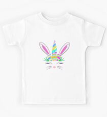 Unicorn Emojis Art | Cool Easter Sunday Animals Funny Gift Kinder T-Shirt