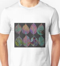 Glowing Pattern of Leaves Unisex T-Shirt
