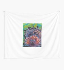 WireHaired Pointing Griffon Helle bunte Pophundekunst Wandbehang