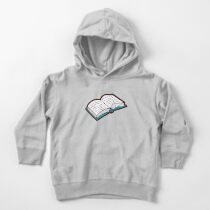 Bookish Reading Pattern in Jade Toddler Pullover Hoodie