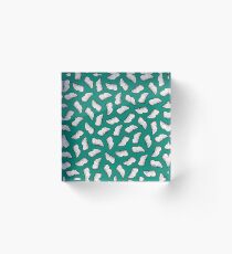 Bookish Lesemuster in Jade Acrylblock