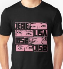 EyeD - Black Pink Slim Fit T-Shirt
