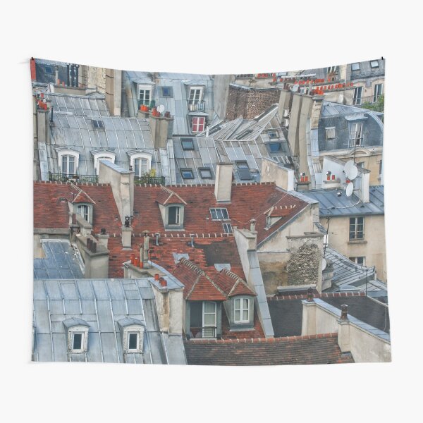 Rooftops of Paris #2 Tapestry